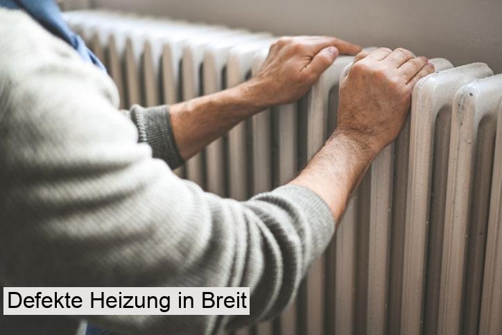 Defekte Heizung in Breit